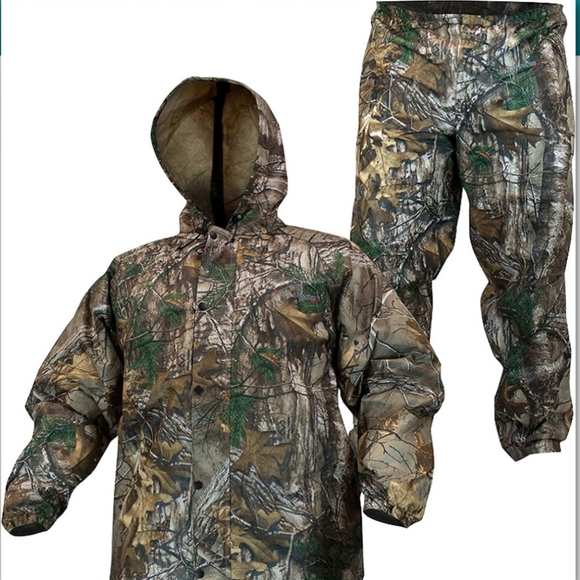 Mossy Oak Other - Mens Compass 360 Mossy Oak Sportek Camo Rainsuit Size XL NWT